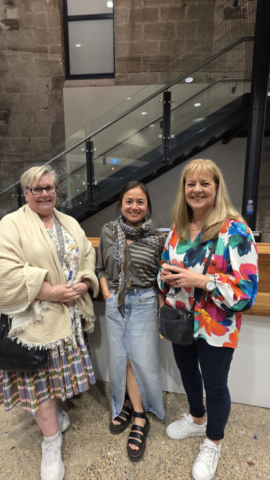 Ruth, Pariya and Cr Sonya Mezinec