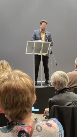 Curator Chris Clements